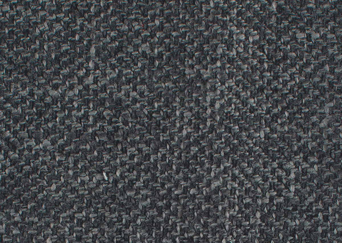 ECKSOFA in Flachgewebe Anthrazit  - Anthrazit/Schwarz, Design, Textil/Metall (250/310cm) - Moderano