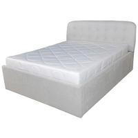 Pat tapitat 160x200 cm  in gri  - gri, Modern, textil (184/110/223cm) - Hom`in