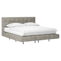 BOXSPRINGBETT 180/200 cm  in Grau  - Schwarz/Grau, Design, Textil/Metall (180/200cm) - Joop!