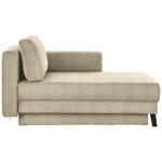 LIEGE in Webstoff Beige  - Beige/Schwarz, MODERN, Holz/Textil (165/92/102cm) - Venda