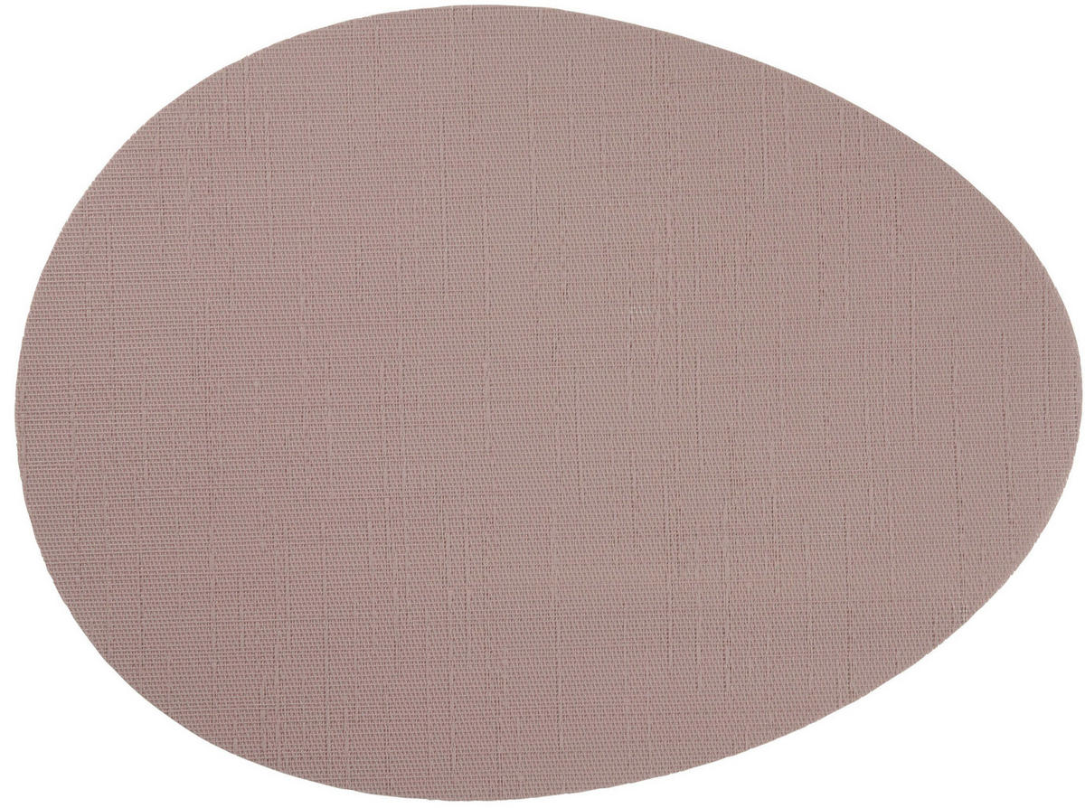 TISCHSET Arrondi Place Kunststoff Altrosa 45/35 cm  - Altrosa, KONVENTIONELL, Kunststoff (45/35cm) - ASA