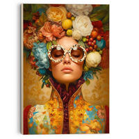 BILD  - Buchefarben/Multicolor, Trend, Holzwerkstoff (116/78/3cm) - Reinders!