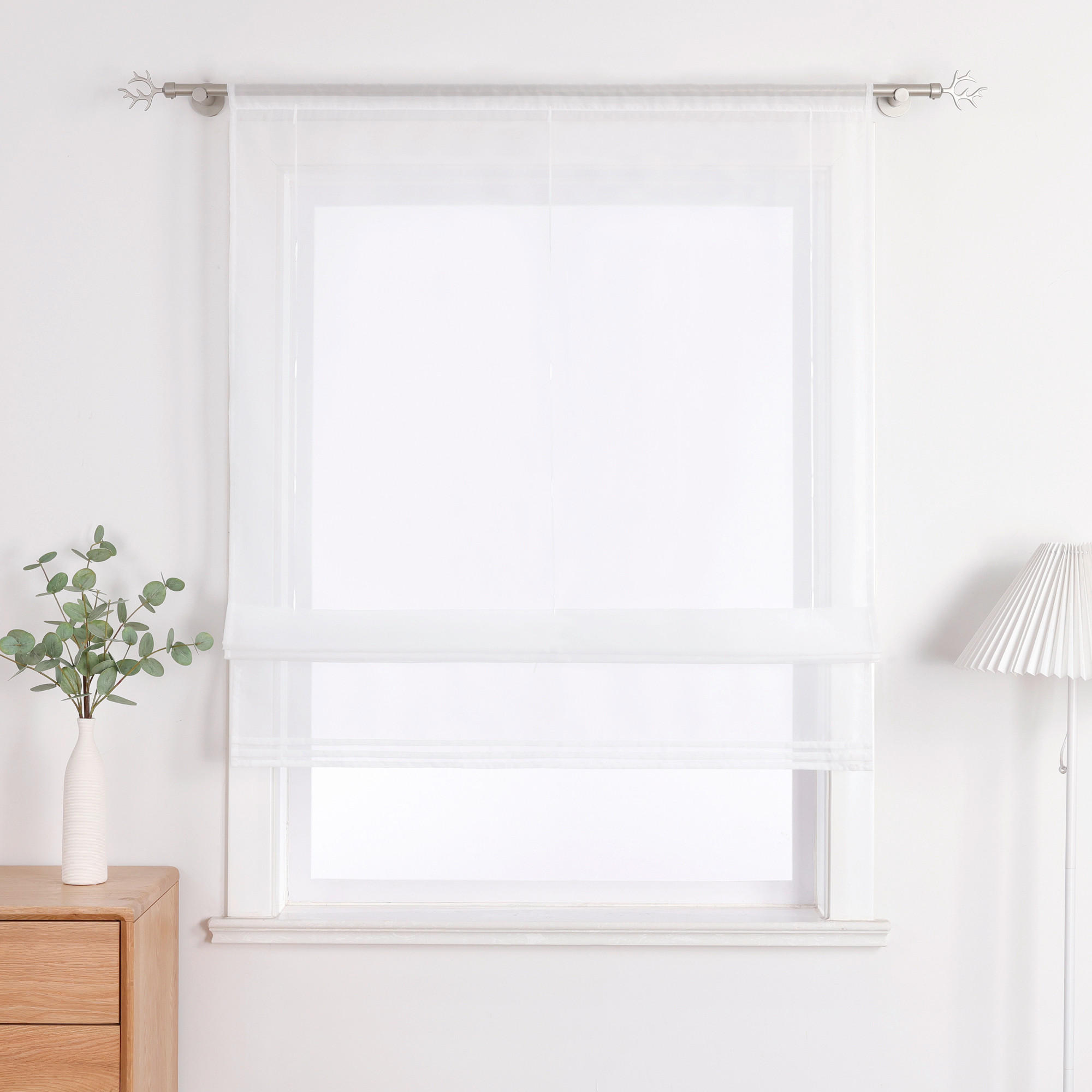 FALTROLLO  transparent  60/150 cm    - Weiß Hochglanz, Basics, Textil (60/150cm)