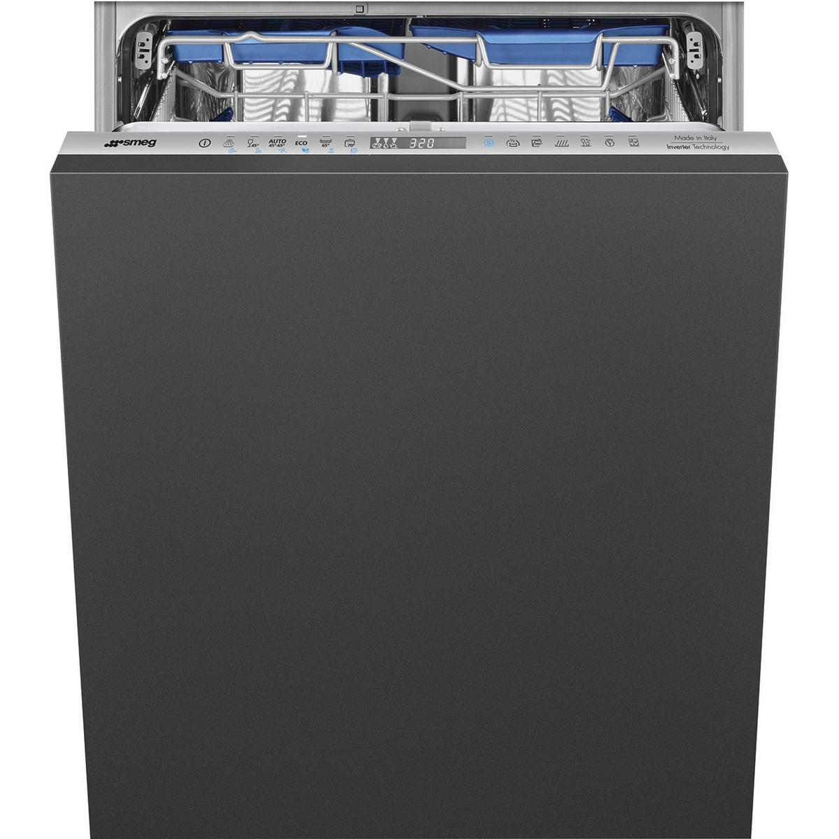 GESCHIRRSPÜLER STL324AQLH  - Silberfarben, Basics, Metall (59,8/85,5/55cm) - SMEG