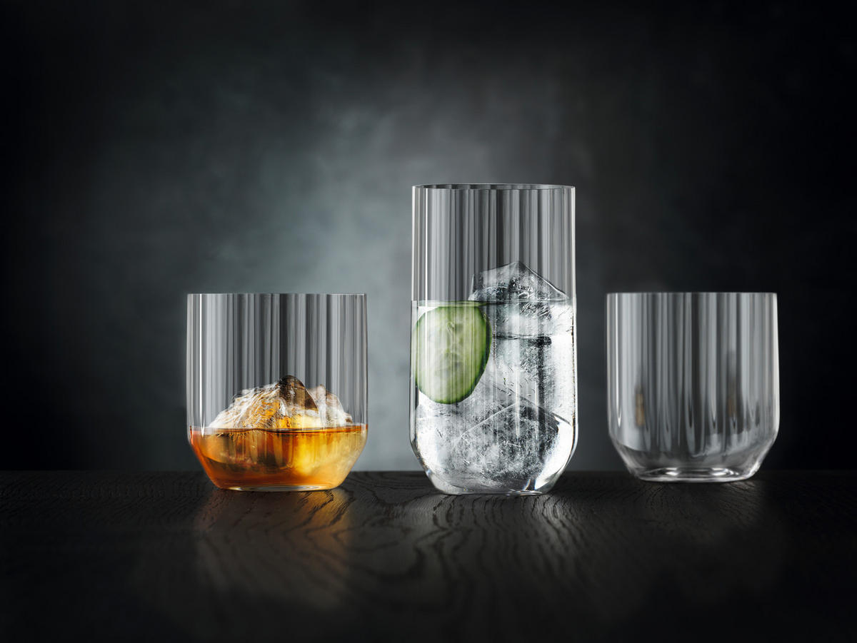 WHISKY-GLÄSERSET Linear  4-teilig  - LIFESTYLE, Glas (345ml) - Spiegelau