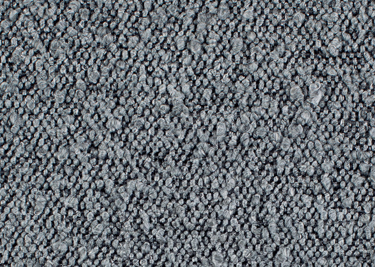 ECKSOFA Graphitfarben Bouclé  - Schwarz/Graphitfarben, Design, Textil/Metall (277/182cm) - Stylife