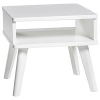 NACHTSCHRANK 48/38/42 cm  - Weiß, Design, Holzwerkstoff (48/38/42cm) - Hasena