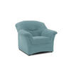 SESSEL Mikrofaser Petrol    - Petrol/Schwarz, KONVENTIONELL, Kunststoff/Textil (102/83/81cm) - MID.YOU