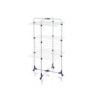 STANDTROCKNER 126/68/68 cm  - Blau/Weiß, Basics, Metall (126/68/68cm) - Leifheit