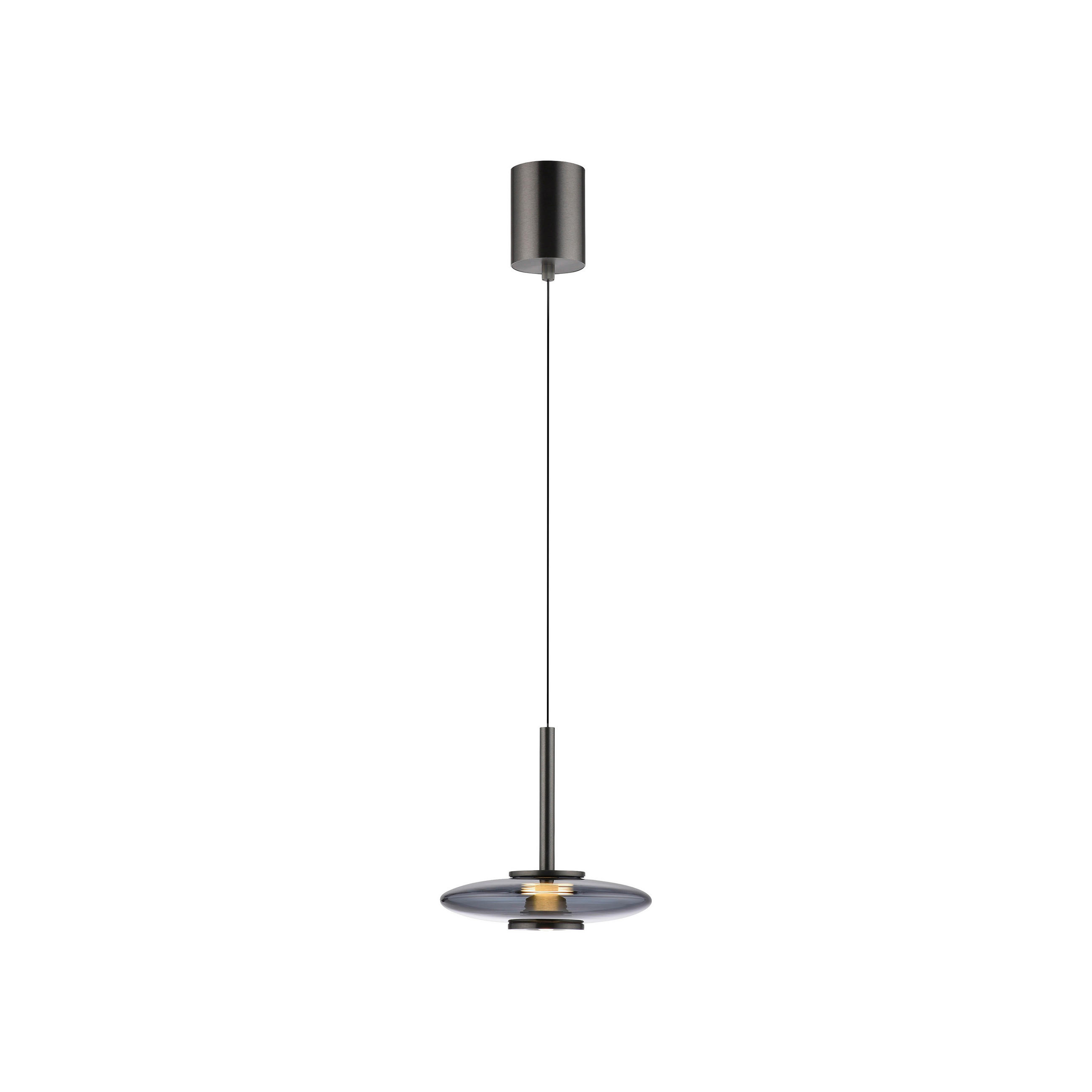 LED-PENDELLEUCHTE 22/200/200 cm  - Grau, Design, Glas/Metall (22/200/200cm) - Neuhaus PURE