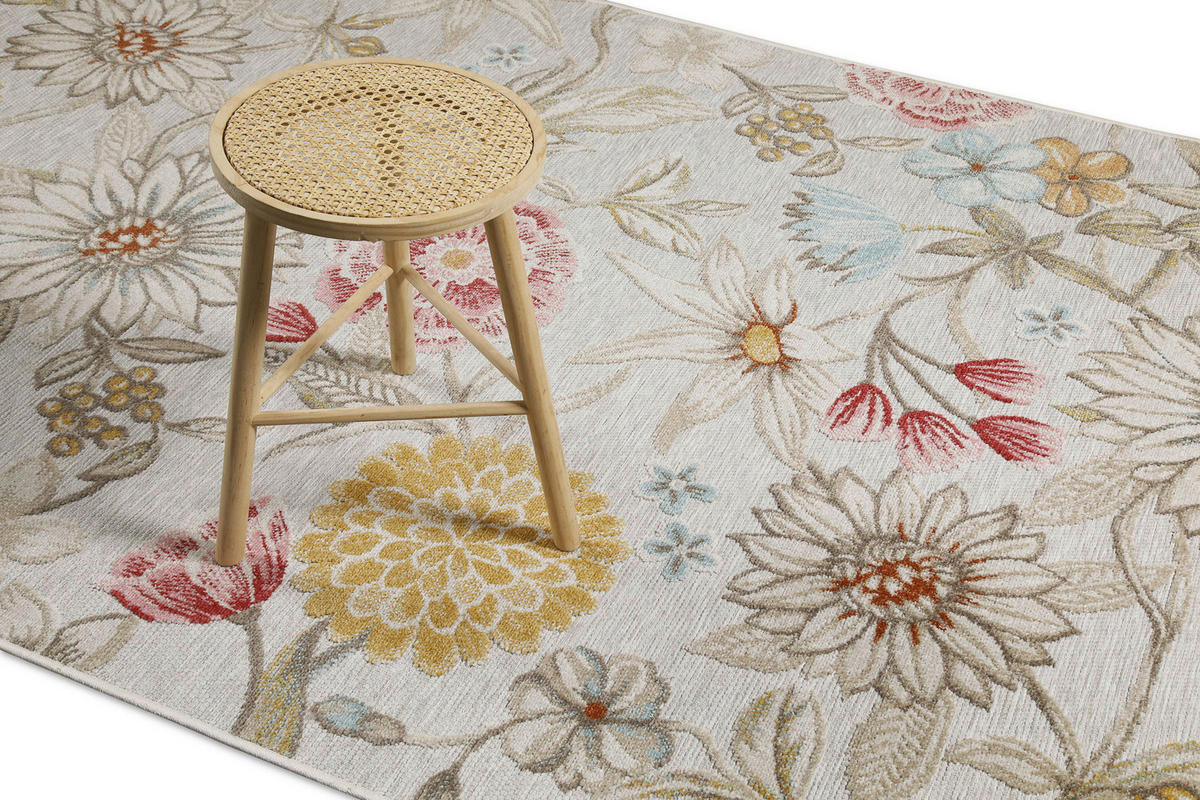 OUTDOORTEPPICH  für Terrasse und Balkon 240/340 cm Abloom Multicolor  - Multicolor, Basics, Textil (240/340cm) - WECON HOME