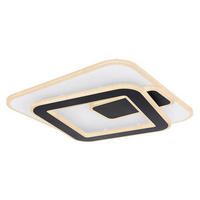 LED SVJETILJKA STROPNA  - bijela/crna, Basics, metal/plastika (40/40/6,5cm) - Globo
