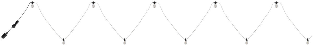 LICHTERKETTE - Klar/Transparent, Basics, Kunststoff (1050/4,5/10,5cm) - Globo