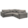 ECKSOFA  Mokka Cord  - Schwarz/Mokka, KONVENTIONELL, Kunststoff/Textil (248/248cm) - Carryhome