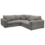 ECKSOFA  in Cord Mokka  248/248 cm  - Schwarz/Mokka, KONVENTIONELL, Kunststoff/Textil (248/248cm) - Carryhome