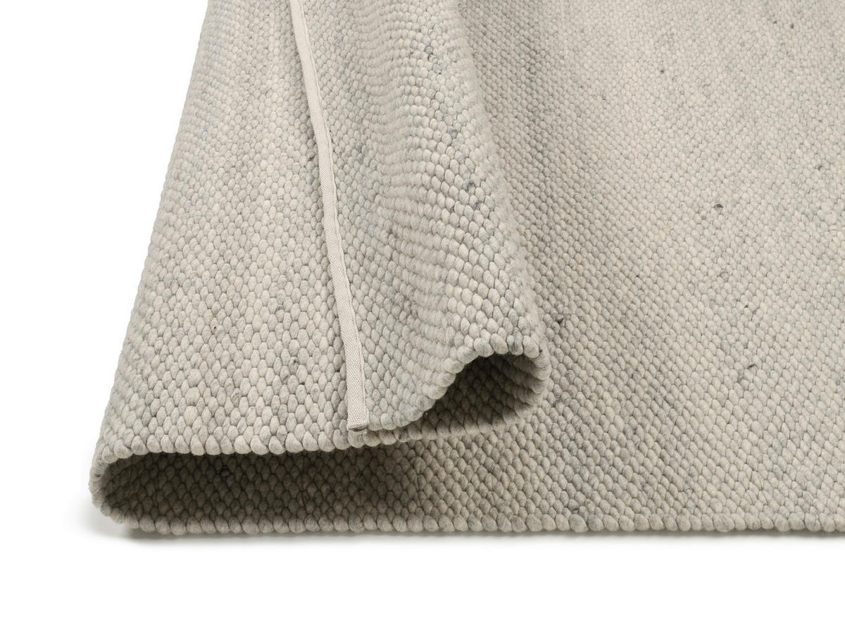 HANDWEBTEPPICH 160/230 cm Hellgrau  - Hellgrau, Basics, Textil (160/230cm) - Linea Natura