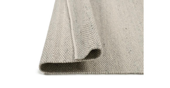 HANDWEBTEPPICH 80/150 cm  - Hellgrau, Basics, Textil (80/150cm) - Linea Natura