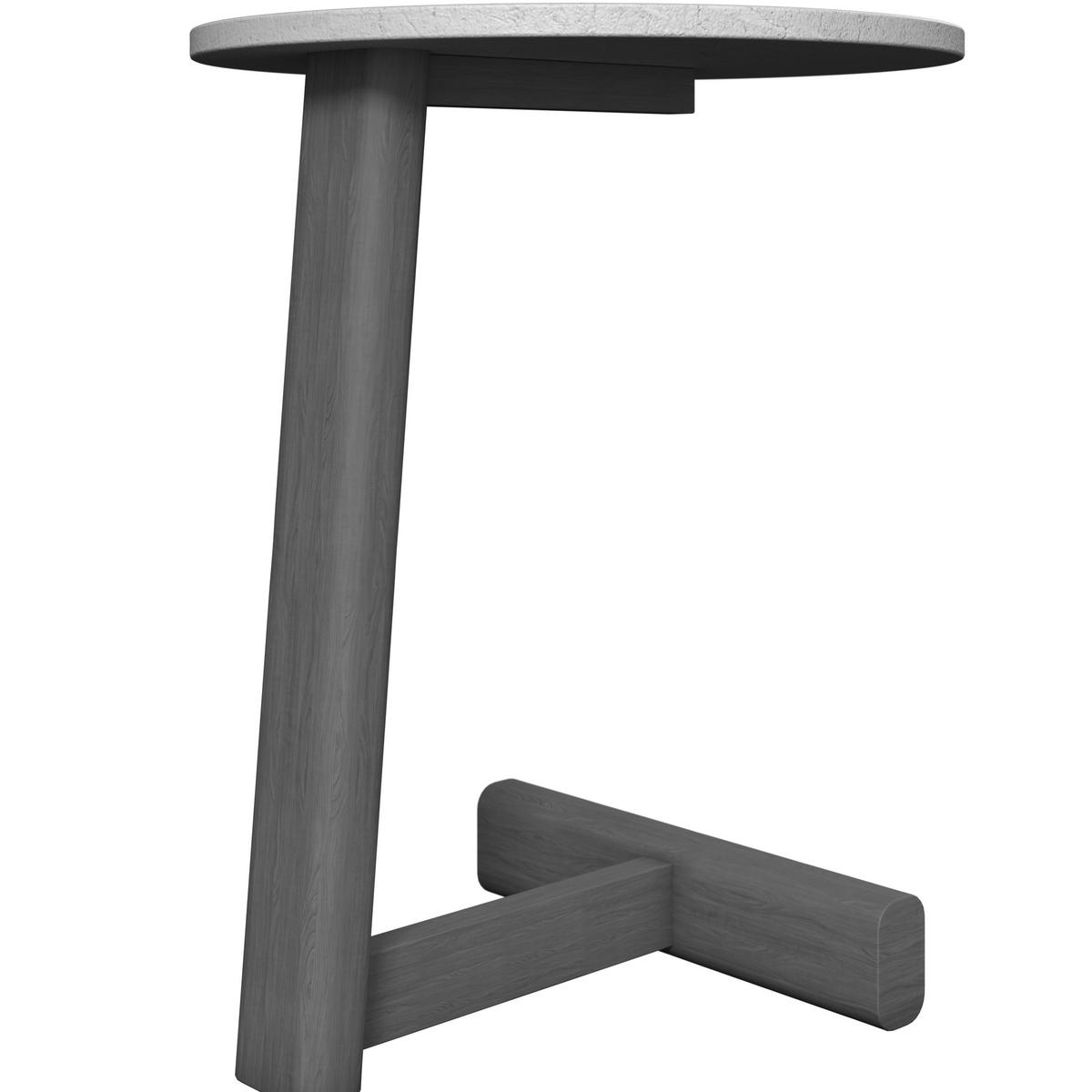 GARTENBEISTELLTISCH 30/30/50 cm Holz, Kunststoff  - Graphitfarben/Grau, ROMANTIK / LANDHAUS, Holz/Kunststoff (30/30/50cm) - Dieter Knoll