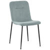STUHL Cord Jadegrün  - Jadegrün/Schwarz, Design, Textil/Metall (43/83/56cm) - Xora