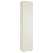 SCHUHSCHRANK 40/197/37 cm - Chromfarben/Weiß, Design, Holzwerkstoff/Metall (40/197/37cm) - Xora