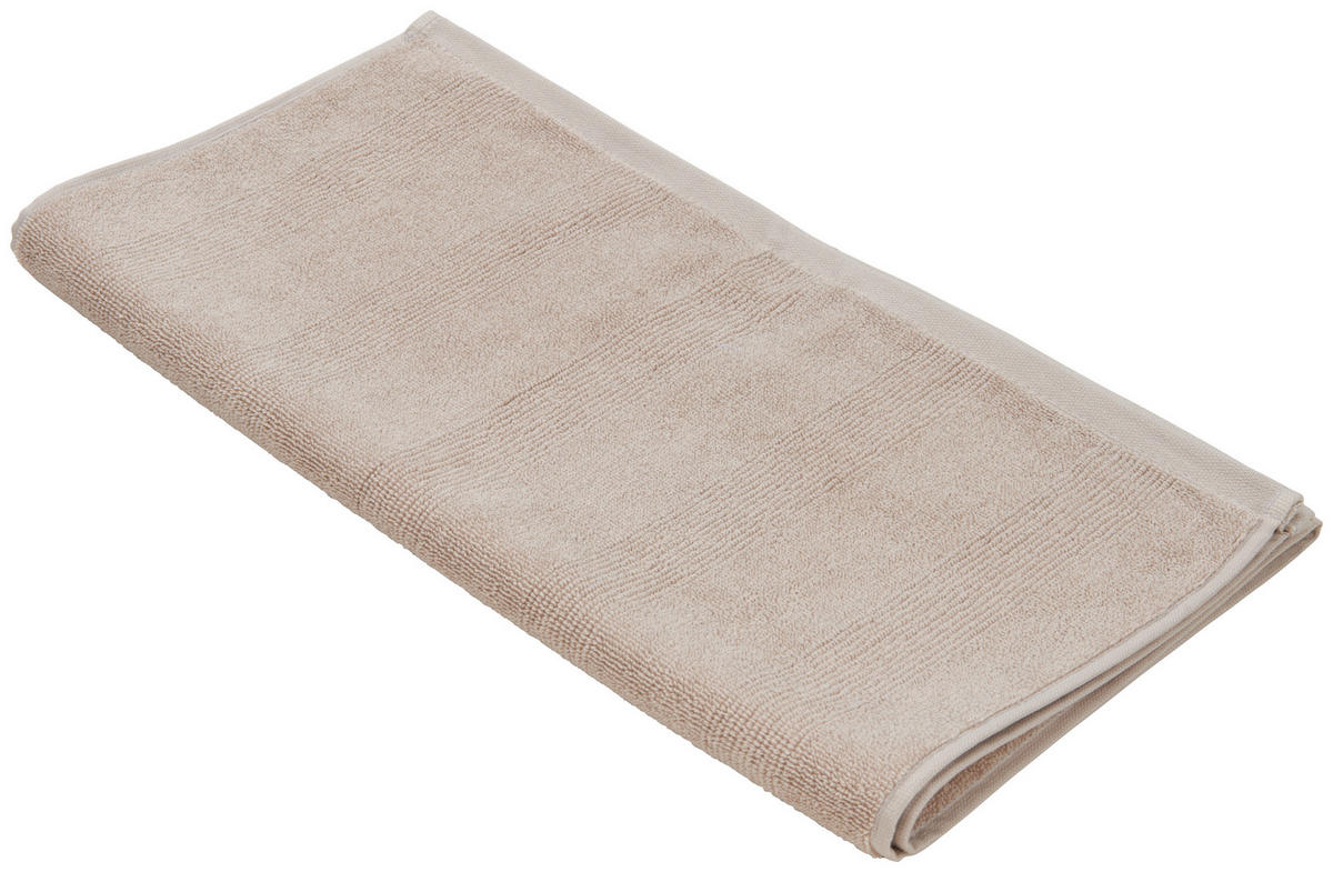 RUČNÍK, béžová - béžová, Basics, textil (50/100/0.5cm) - Bio:Vio