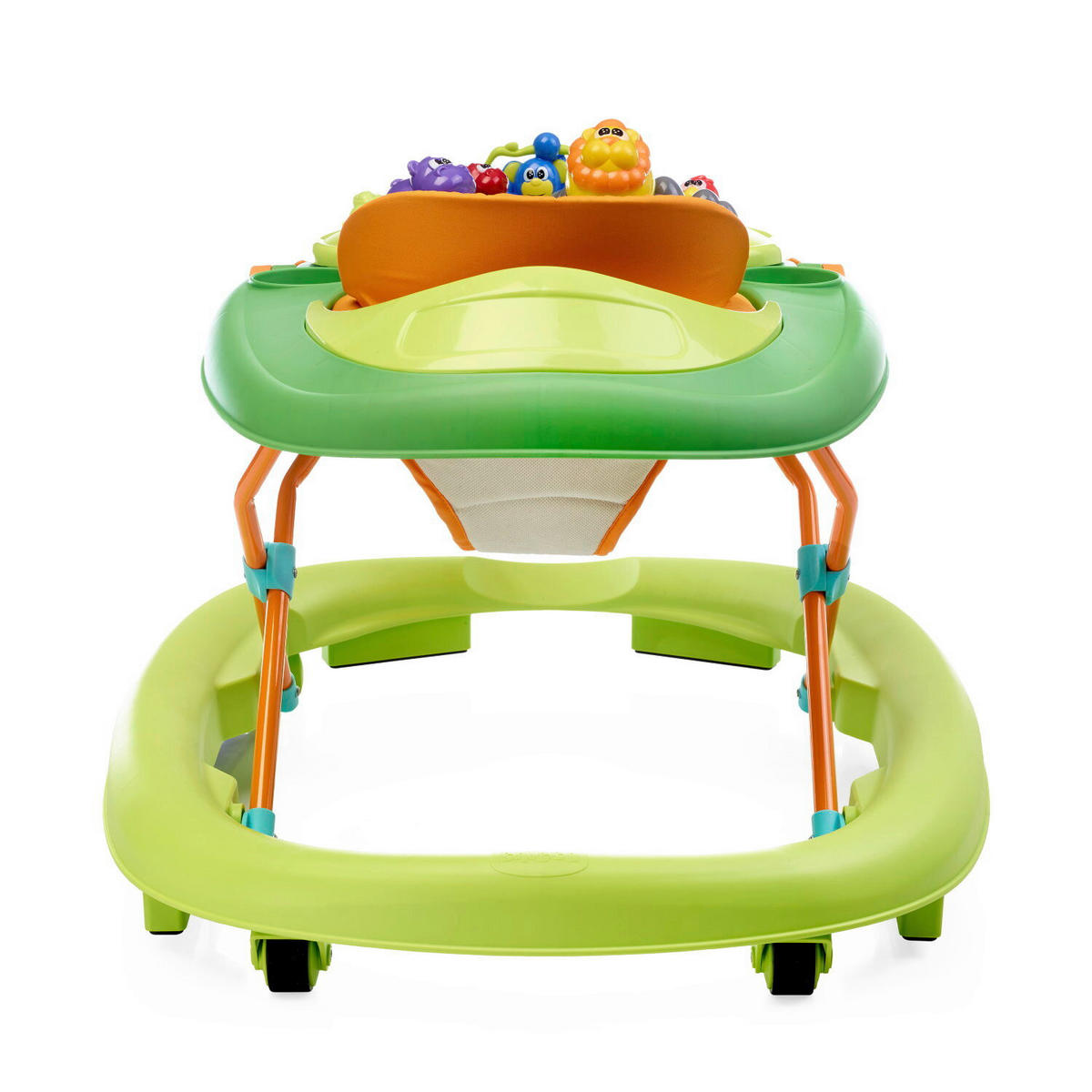 LAUFLERNWAGEN - Multicolor/Grün, Basics, Textil/Metall (47/45/81cm) - Chicco
