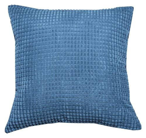 DEKORAČNÍ POLŠTÁŘ 45/45 cm - modrá, Trend, plast (45/45cm) - Boxxx