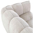 ECKSOFA in Chenille Creme  172/272 cm  - Creme/Schwarz, KONVENTIONELL, Kunststoff/Textil (172/272cm) - Carryhome
