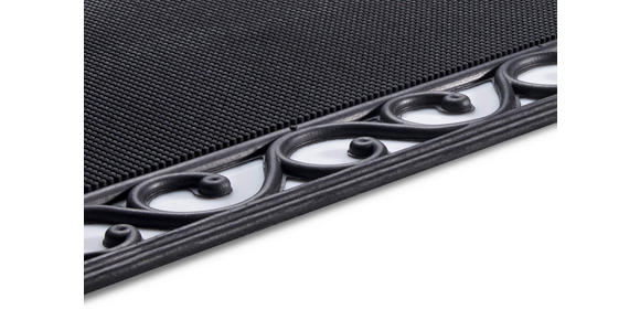 FUßMATTE 45/75 cm Mix Mats - Schwarz, Basics, Kunststoff (45/75cm) - Esposa