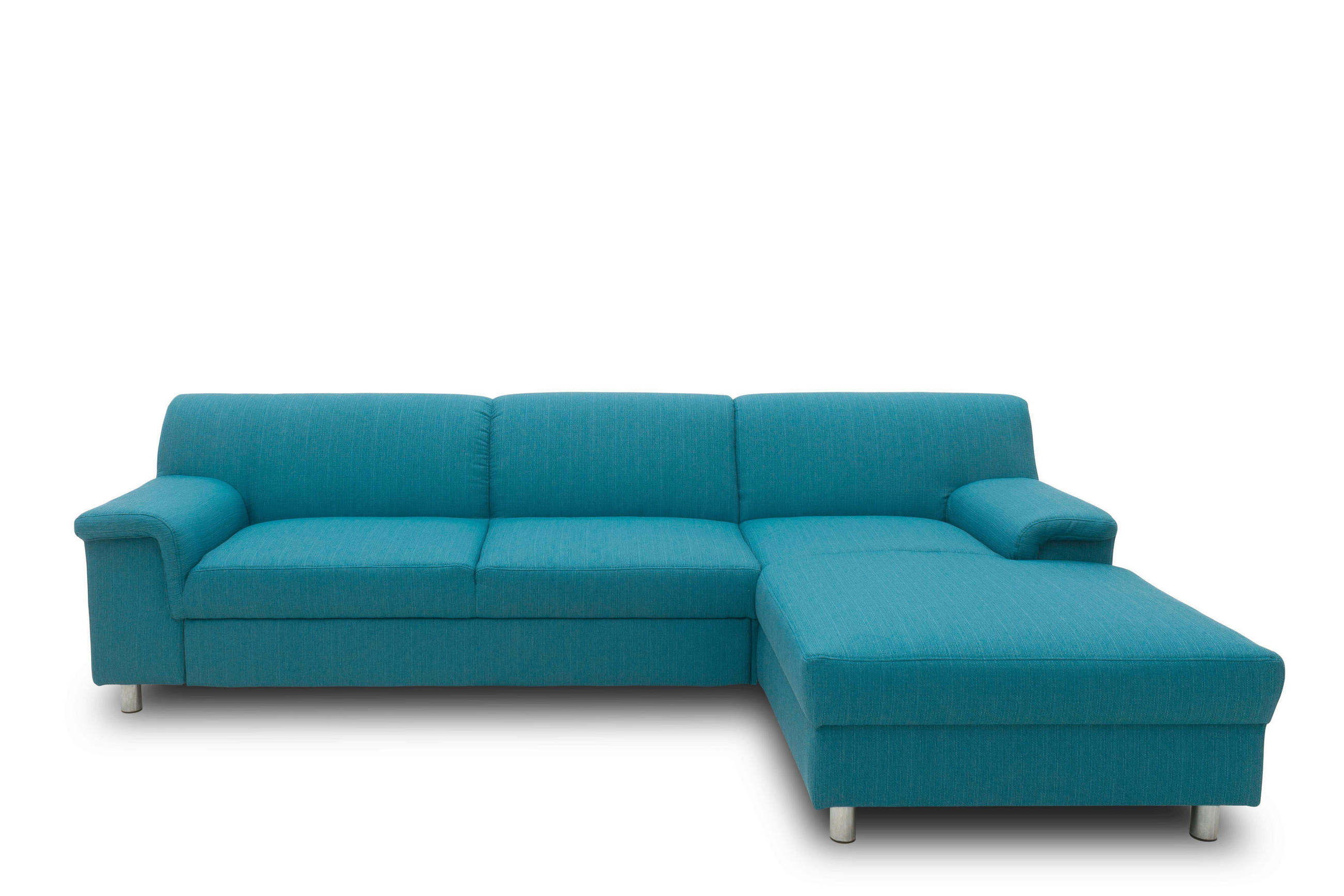 Mid.you Ecksofa Petrol 251x150 cm