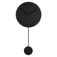 UHR Schwarz 30/63/4 cm  - Schwarz, Basics, Kunststoff (30/63/4cm) - Zuiver