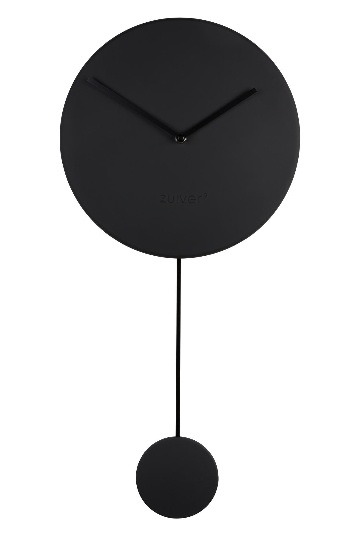 UHR Schwarz 30/63/4 cm  - Schwarz, Basics, Kunststoff (30/63/4cm) - Zuiver