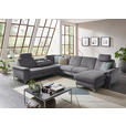 WOHNLANDSCHAFT in Chenille Grau  - Alufarben/Grau, Design, Textil/Metall (265/333/170cm) - Dieter Knoll