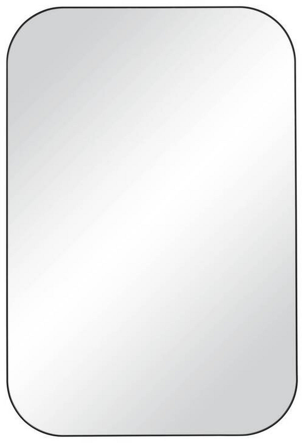 ZIDNO OGLEDALO  58,5/87,5/2,5 cm     - crna, Dizajnerski, staklo/metal (58,5/87,5/2,5cm) - Xora