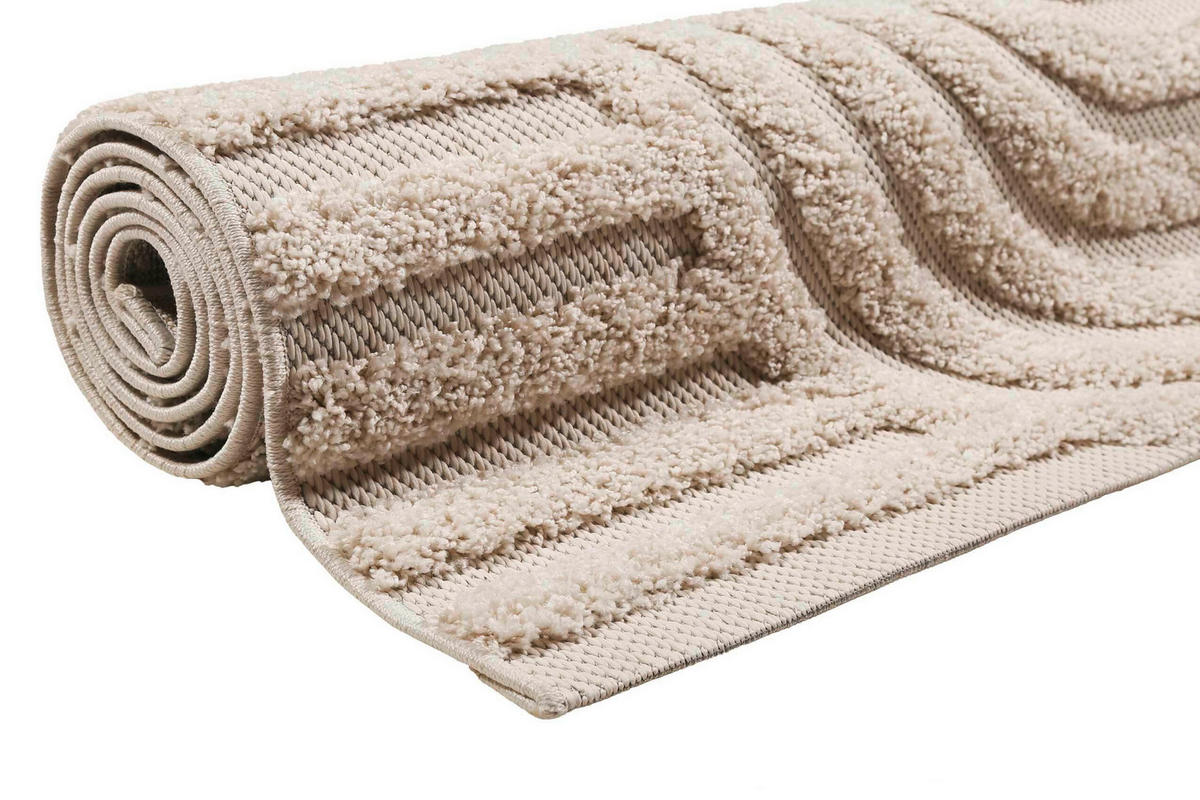OUTDOORTEPPICH 160/225 cm Miles Creme  - Creme, KONVENTIONELL, Textil (160/225cm) - Esprit