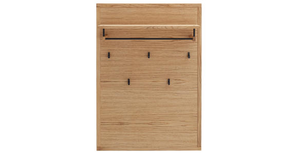 GARDEROBENPANEEL in 79/112/27 cm - Eichefarben, Natur, Holzwerkstoff (79/112/27cm) - Linea Natura