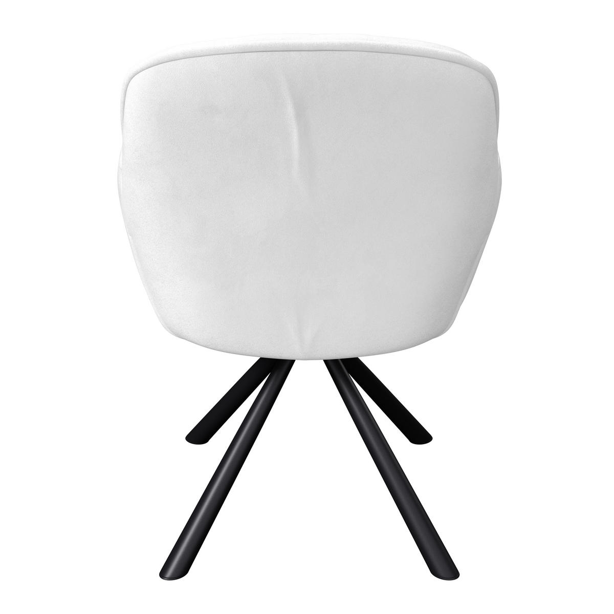 STOL MED ARMSTÖD järn sammet  - beige/svart, Klassisk, metall/textil (62/85/62cm) - Hom`in