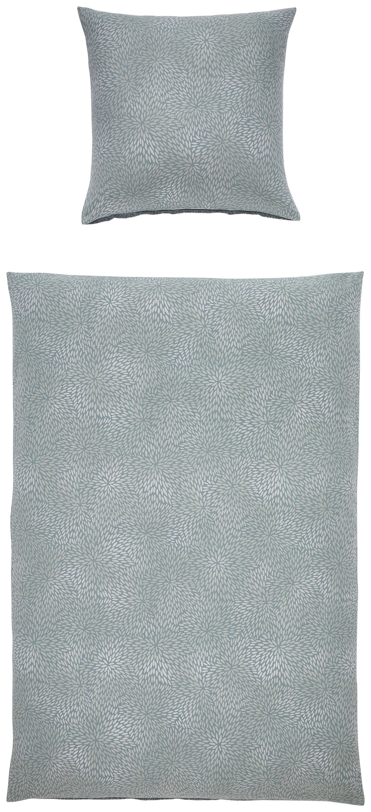 BETTWÄSCHE Atelier Flanell 135/200 cm  - Grün, Basics, Textil (135/200cm) - Estella