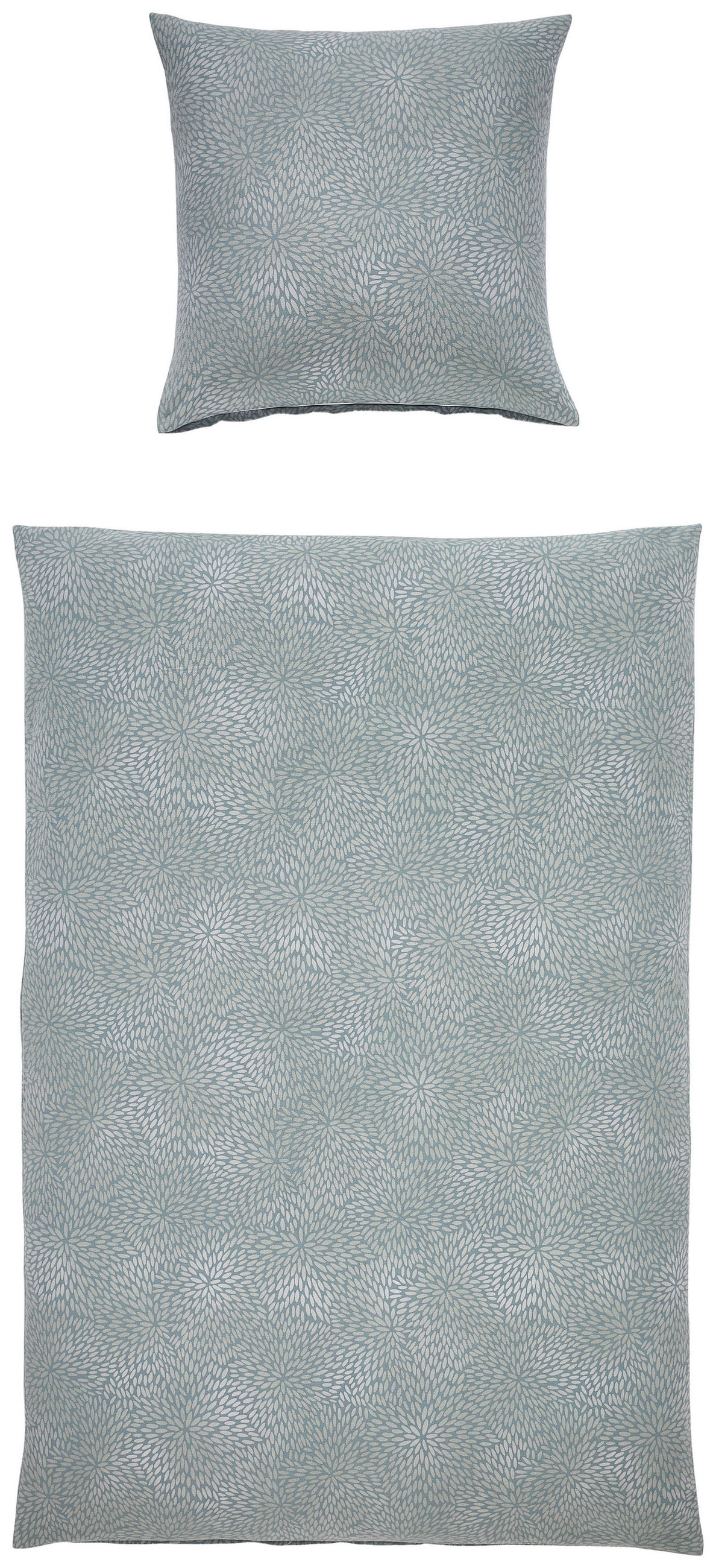 BETTWÄSCHE Atelier Flanell 135/200 cm  - Grün, Basics, Textil (135/200cm) - Estella