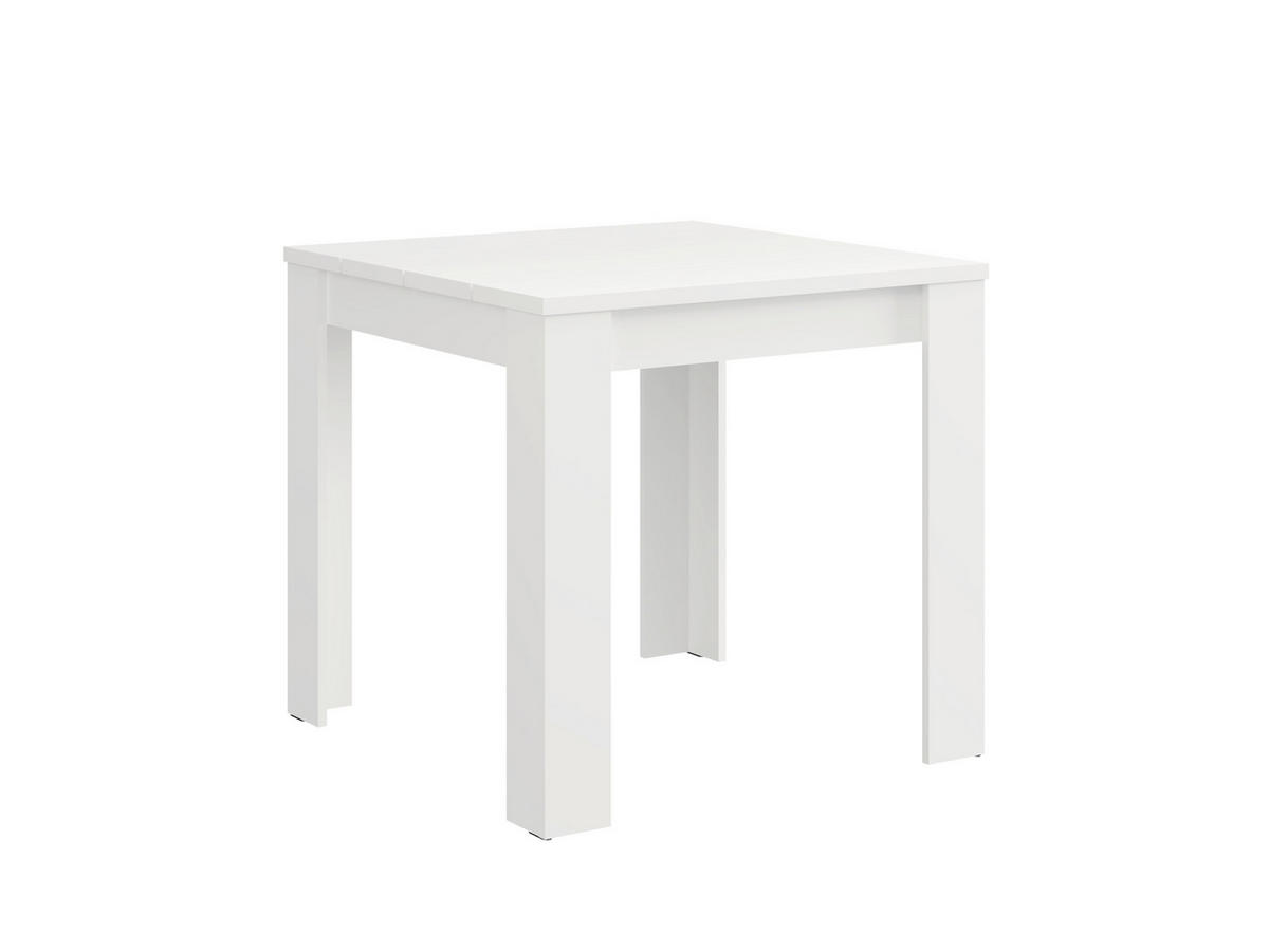 STOL ZA BLAGOVAONICU  bijela  drvni materijal      - bijela, Moderno, drvni materijal (80/80/75,5cm)