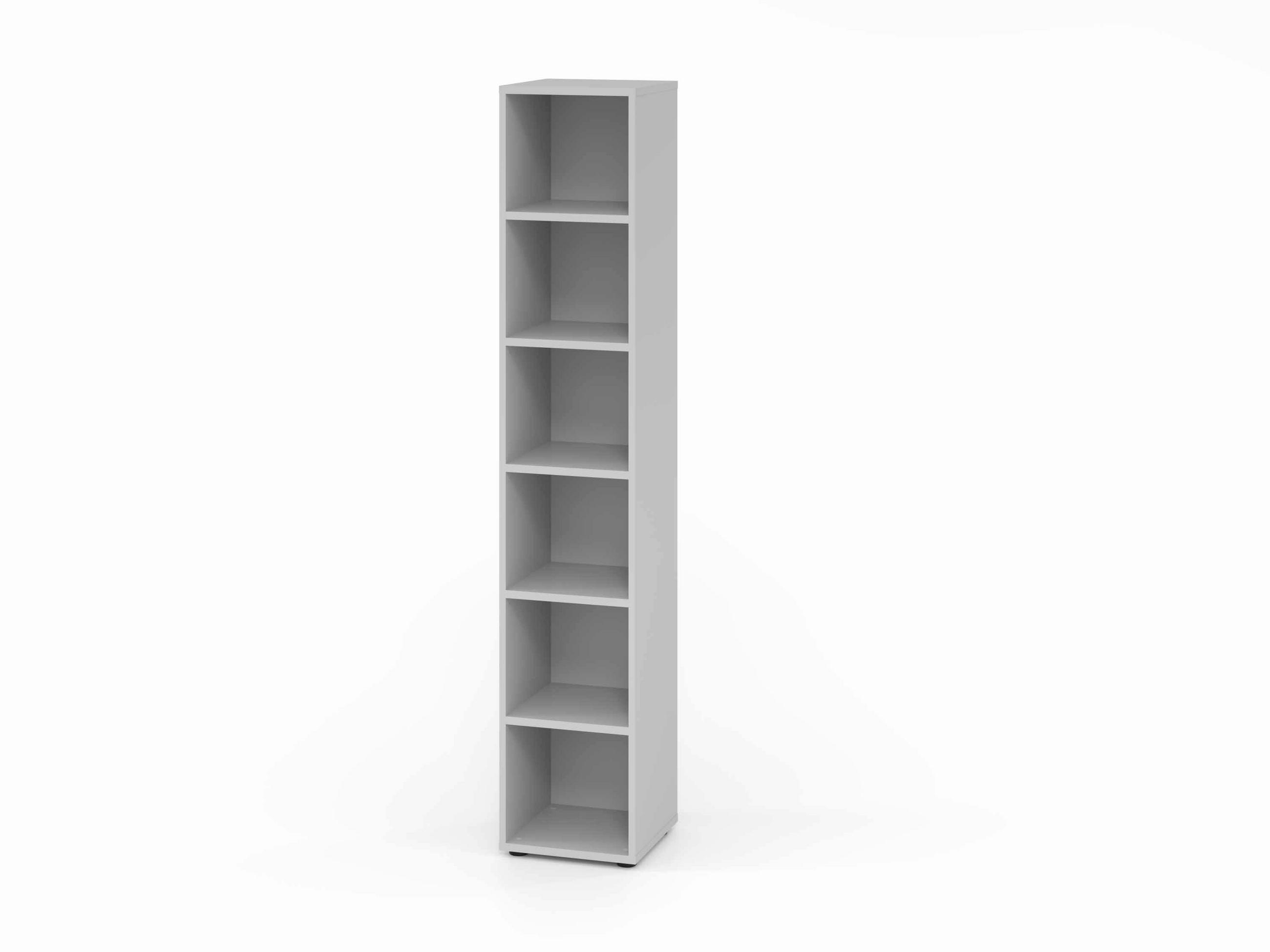 AKTENREGAL Grau  - Grau, Basics, Holzwerkstoff (40/215,6/40cm) - Venda