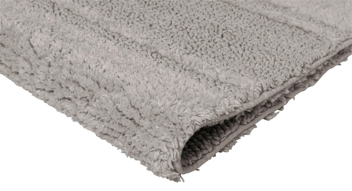 BADTEPPICH Grau, Hellgrau 70/120 cm  - Hellgrau/Grau, Basics, Textil (70/120cm) - Joop!