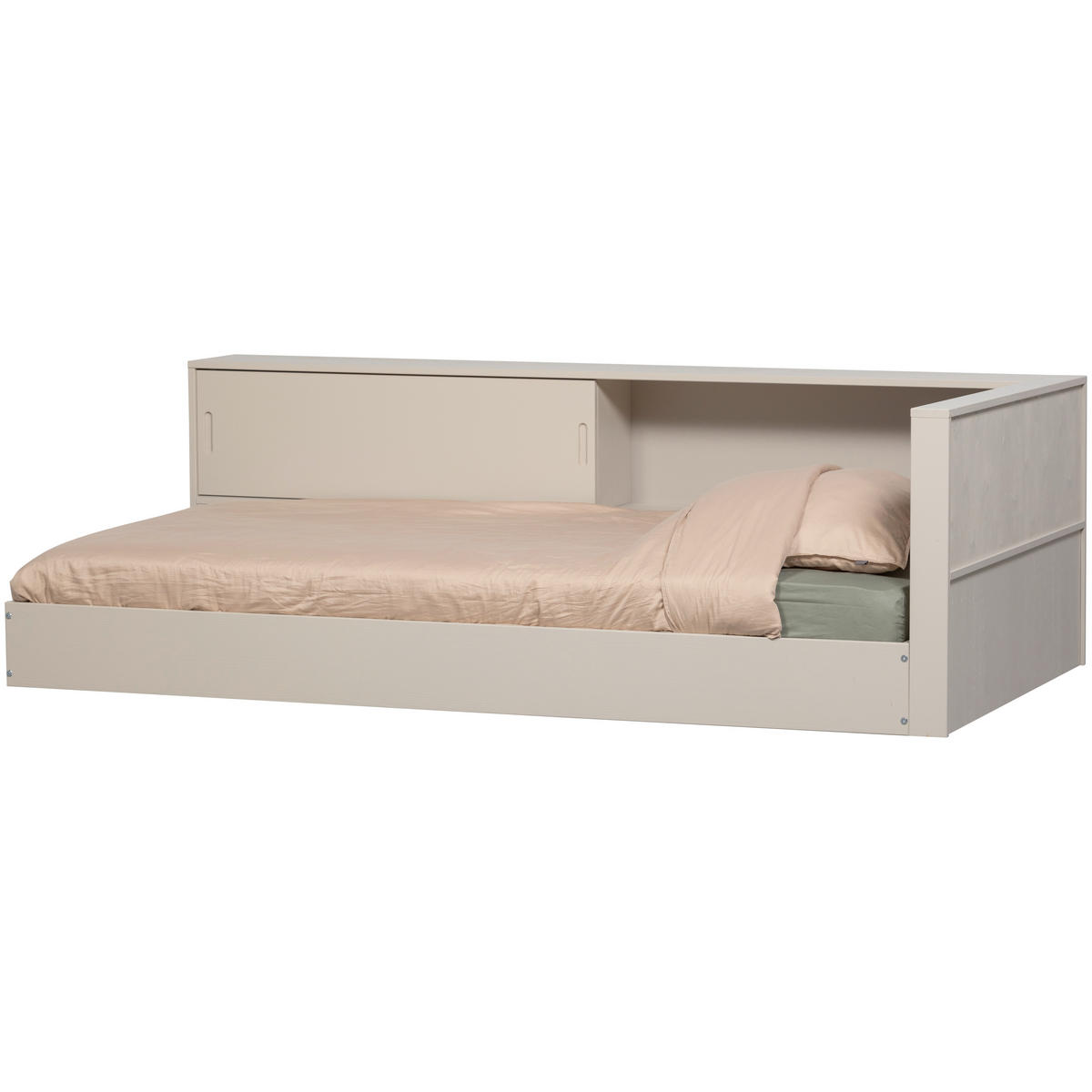 BODENBETT. 90/200 cm  in Grau  - Grau, Basics, Holz (90/200cm) - MID.YOU