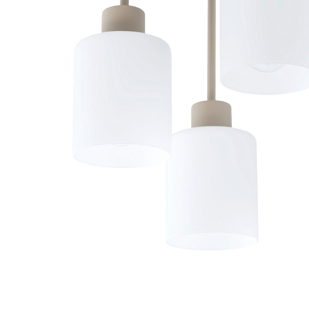 HÄNGELEUCHTE 27/36 cm  - Sandfarben/Weiß, Trend, Glas/Metall (27/36cm) - Novel