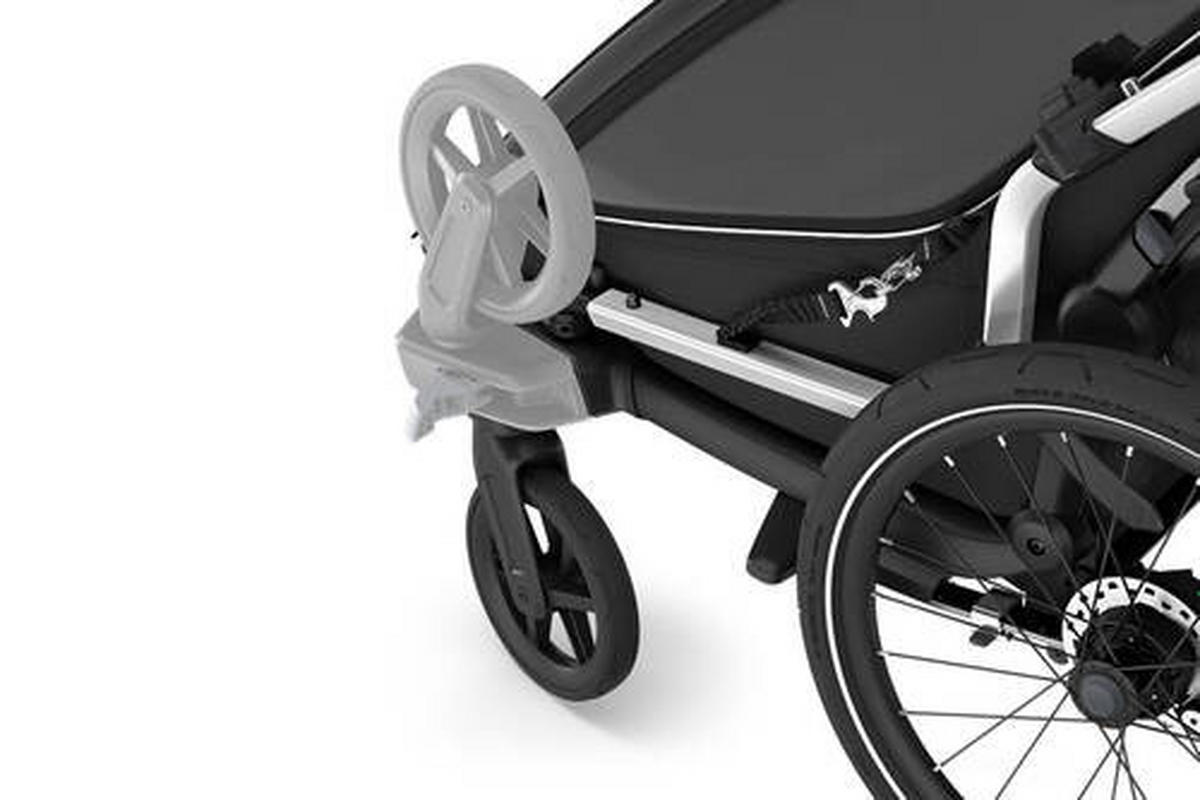 FAHRRADANHÄNGER   Chariot Sport2 dbl  - Schwarz, Basics, Textil/Metall (88/34/73cm) - Thule