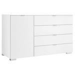 KOMMODE  in 120/77/40 cm  - Alufarben/Weiß, Basics, Holzwerkstoff/Kunststoff (120/77/40cm) - Moderano