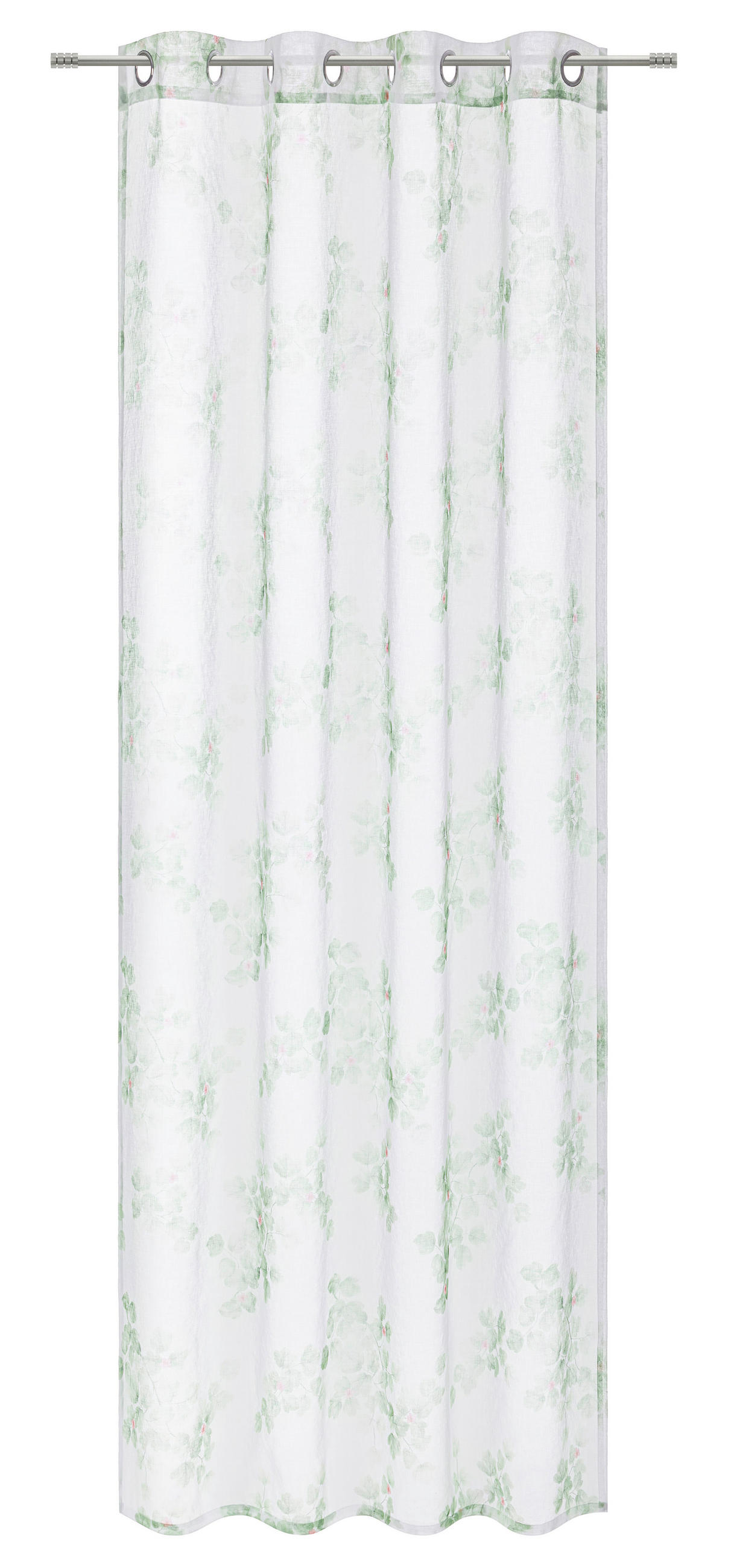 ÖSENSCHAL AIMO halbtransparent 135/245 cm   - Grün, Natur, Textil (135/245cm) - Esposa
