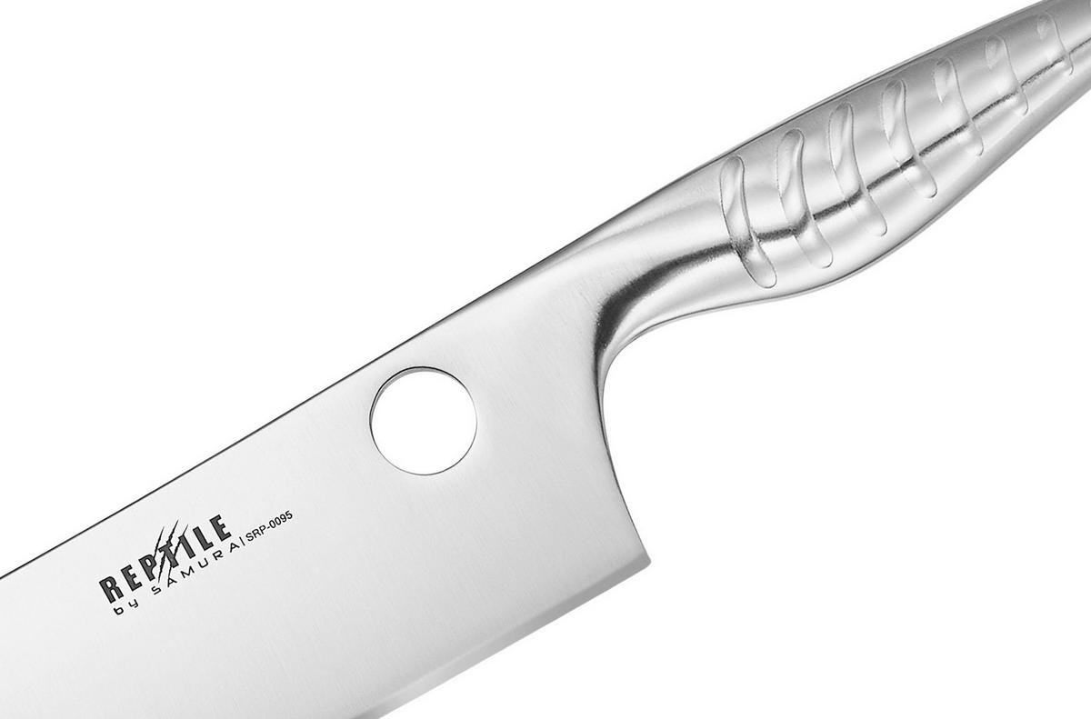 SANTOKU NOŽ  Reptile        31 cm    oplemenjeni čelik - srebrne boje, Basics, metal (31cm) - Samura
