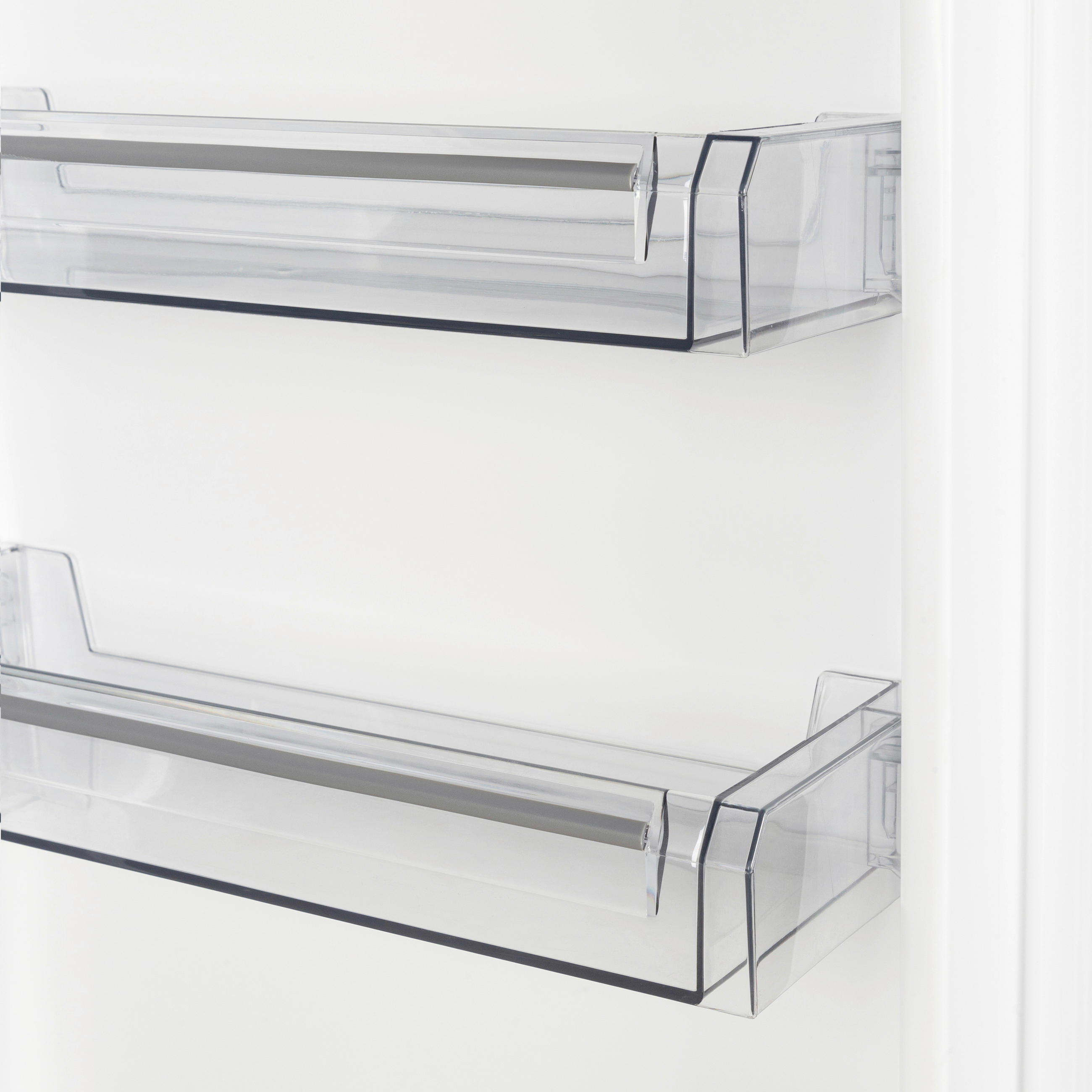 Thumbnail - Mican Kühl-Gefrier-Kombination, Weiß, Metall, Kunststoff, Glas, 1 Schublade(n),1 Schublade(n) Schubladen, 54x145x54 cm, ...