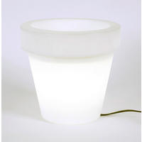 LED-AUßENLEUCHTE MAGNOLIA 57/57/57 cm   - Weiß, Basics, Kunststoff (57/57/57cm) - New Garden